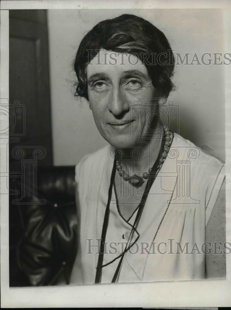 1929 Press Photo Mary Stewart Assistant Director of Education Bureau Indian Affa - Historic Images