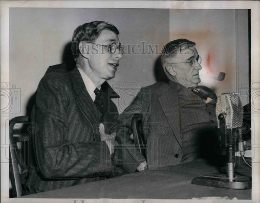 1950 Press Photo Harvard President James Conant Heads Military Service Committee - Historic Images