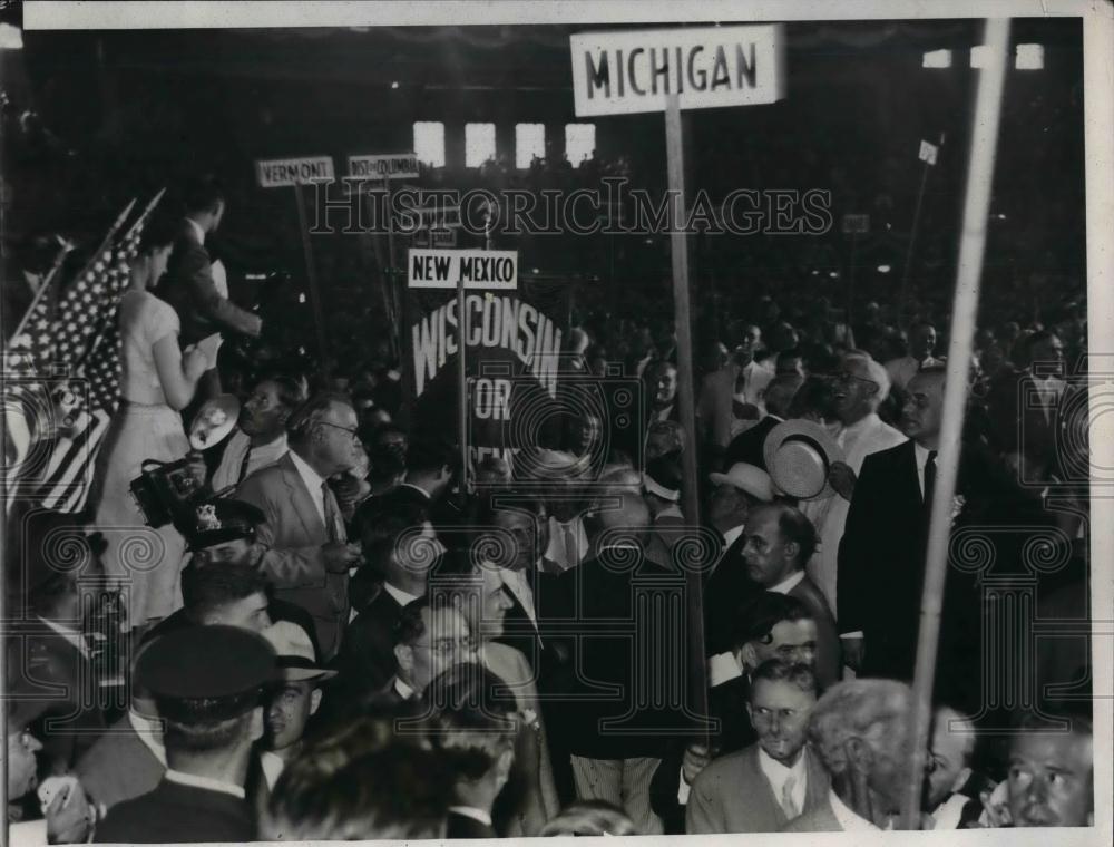 1932 Press Photo Democratic National Convention in Chicago - nea24800 - Historic Images