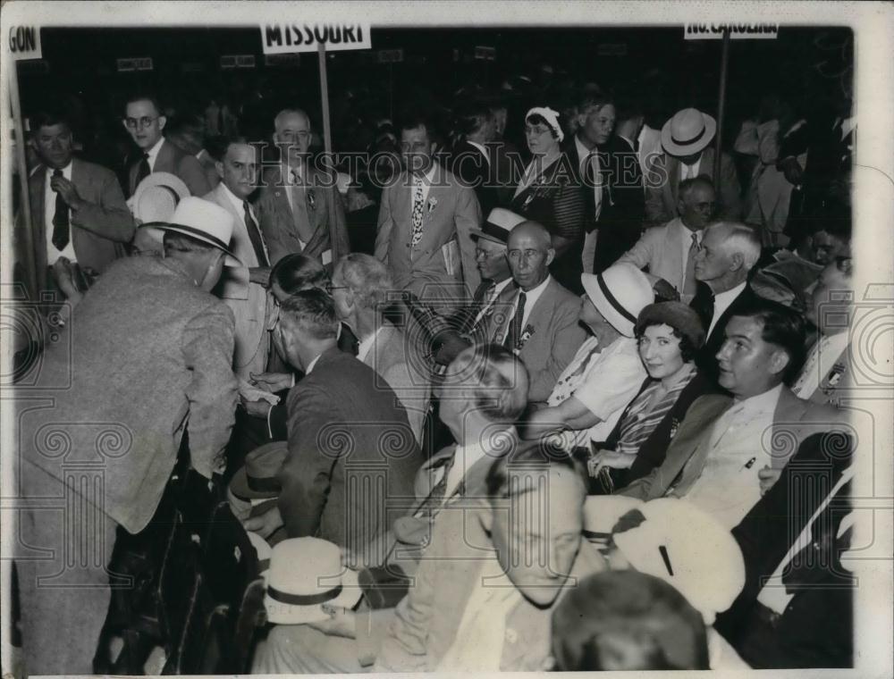 1932 Press Photo Missouri Delegation Judge Wm. T. Ragland - nea24727 - Historic Images
