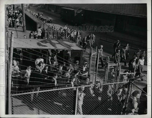 1934 Press Photo Workers at Boeing Aircraft Company - Historic Images