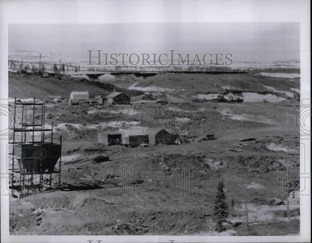 1954 Press Photo Iron Ore Company Mining Development in Canada - nea22729 - Historic Images