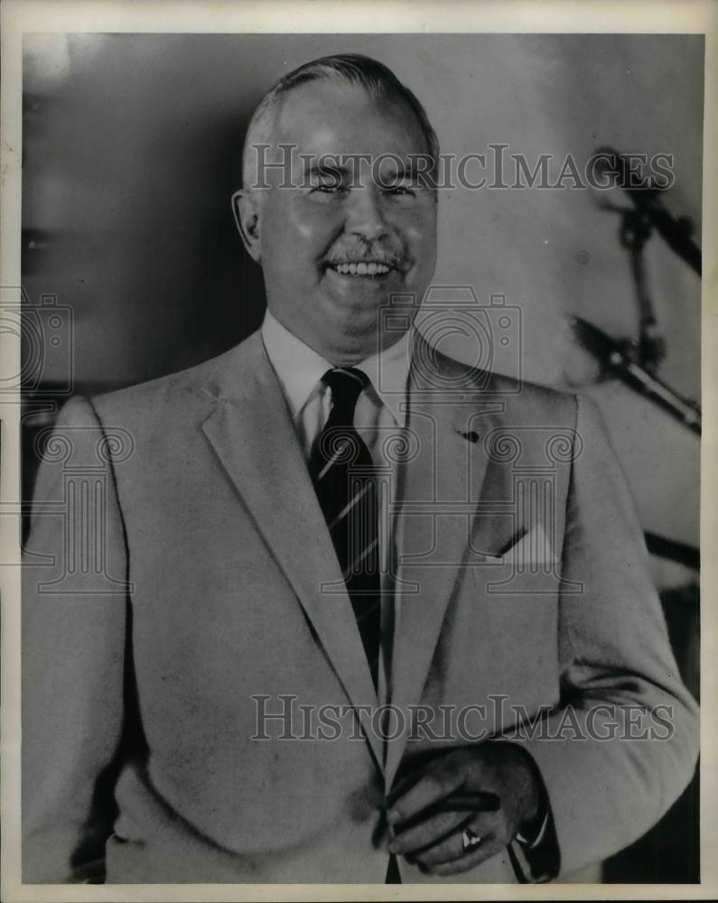 1960 Press Photo Van Wyck Mason, Historian and Novelist - nea19398 - Historic Images