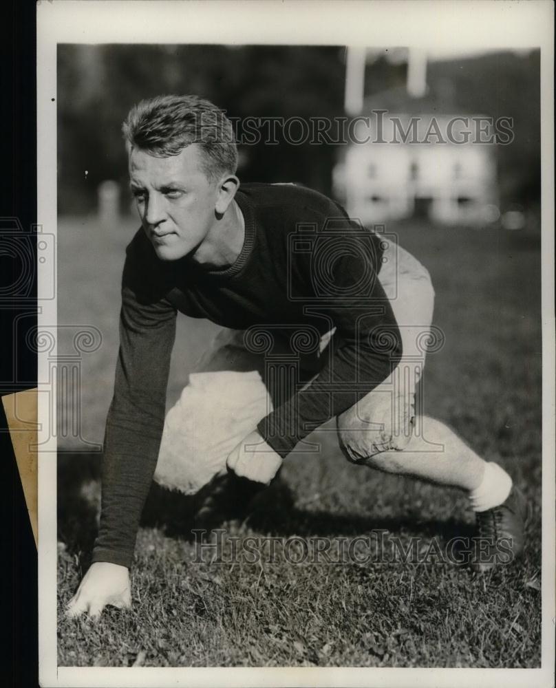 1931 Press Photo Dartmouth football, Bill Embry - Historic Images