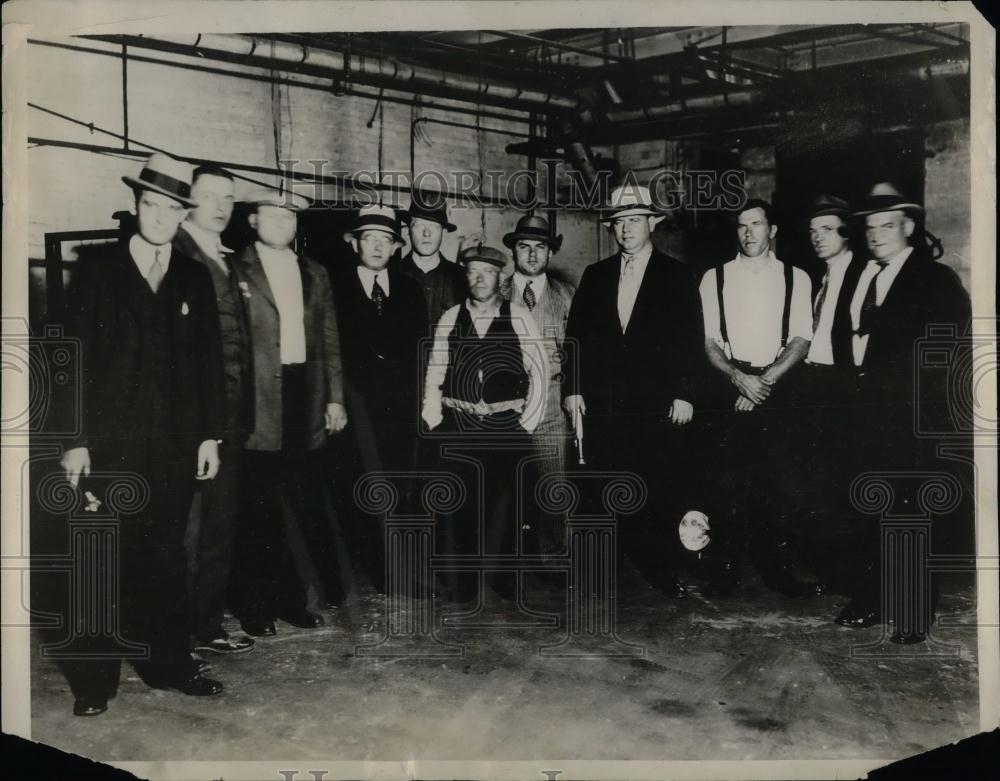 1931 Press Photo Arrested in plot to burn building: A. Zarick, H. Weisberger - Historic Images