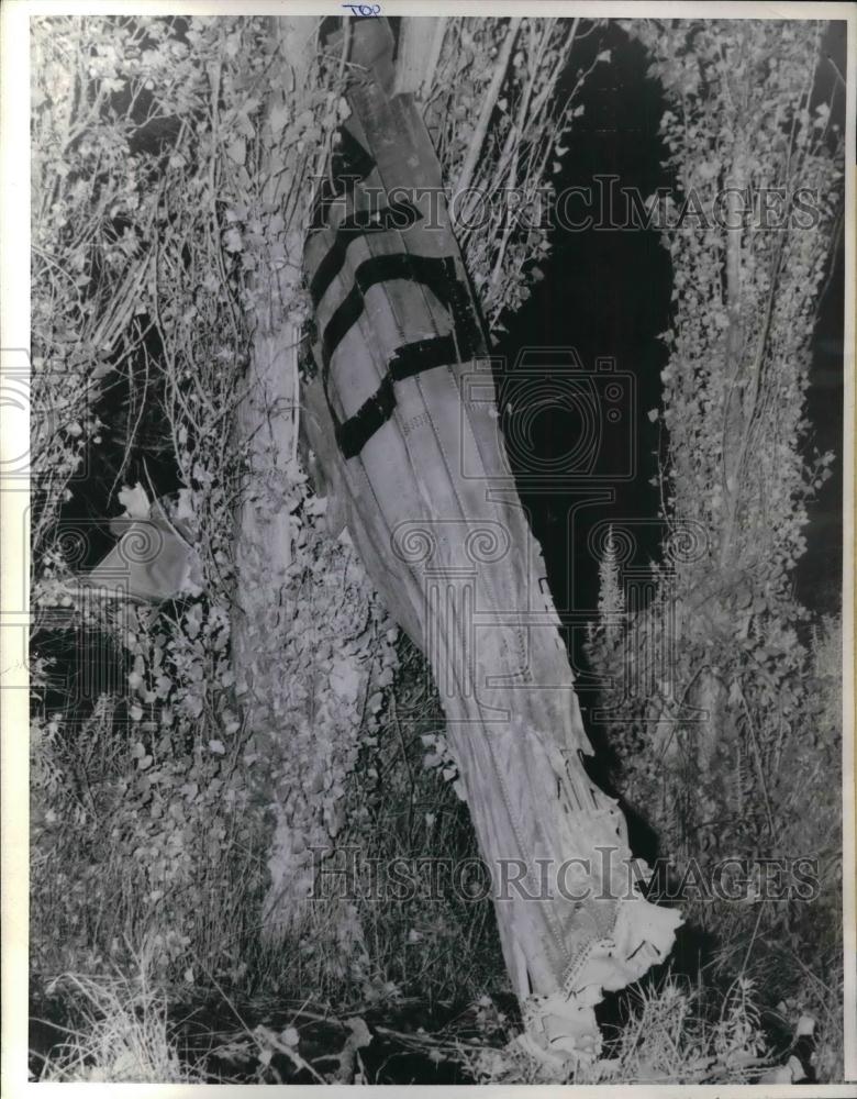 1944 Press Photo TWA crashed near Hanford, California - nea25795 - Historic Images