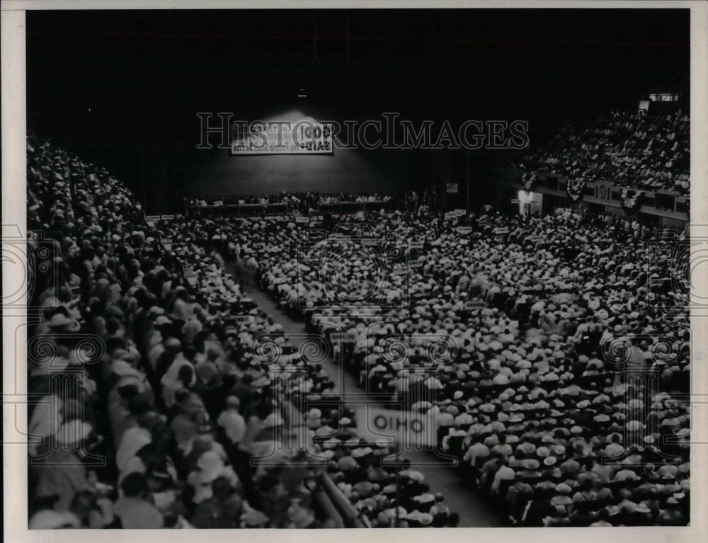 1936 Press Photo Crowd at Cleveland Townsend Convention - nea23433 - Historic Images
