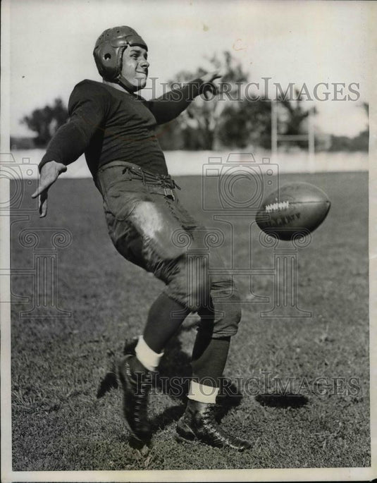 1931 Press Photo U of Illinois , Bill Charle QB - nea14849 - Historic Images