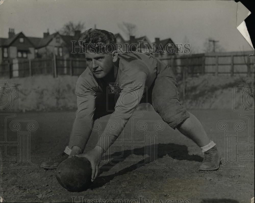 1935 Press Photo Univ of Penn. football. Nick Kleskey - nea15717 - Historic Images