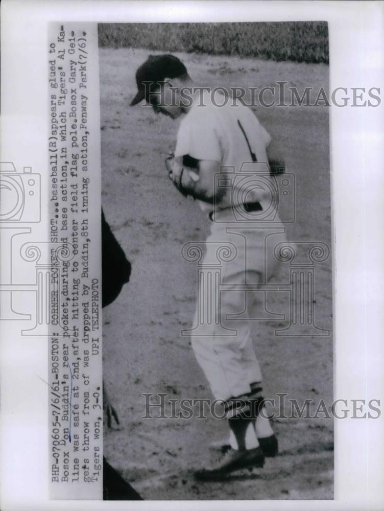 1961 Press Photo Boston Red Sox Don Buddin - Historic Images