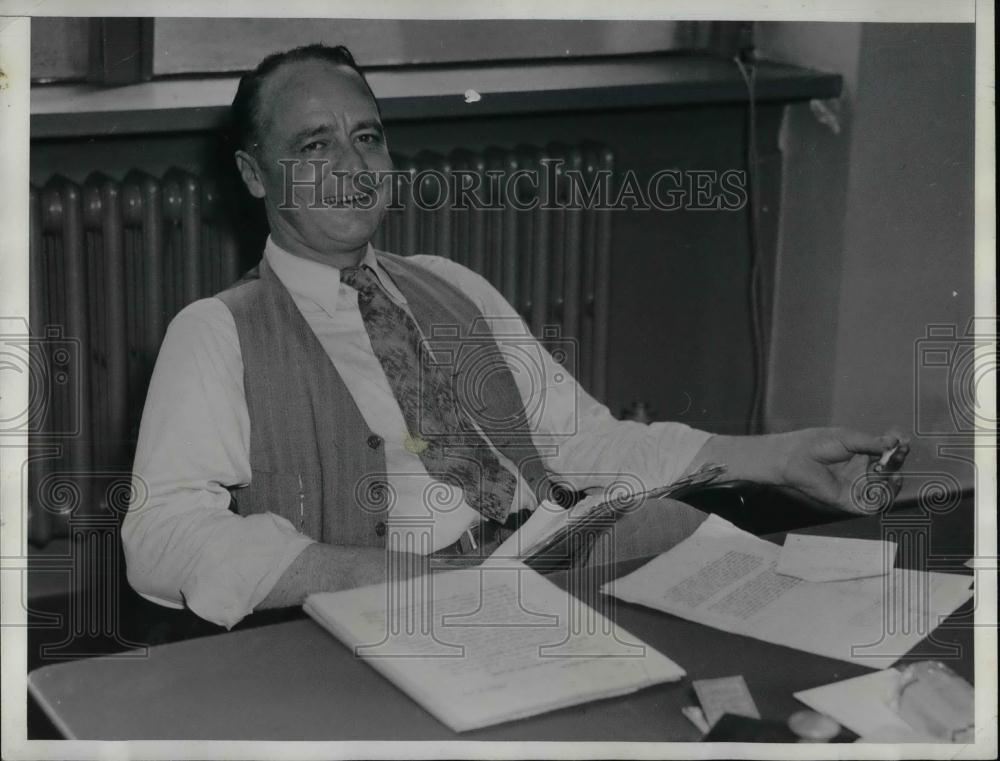 1933 Press Photo Alexander Johnston, brother of famous General Hugh Johnson - Historic Images