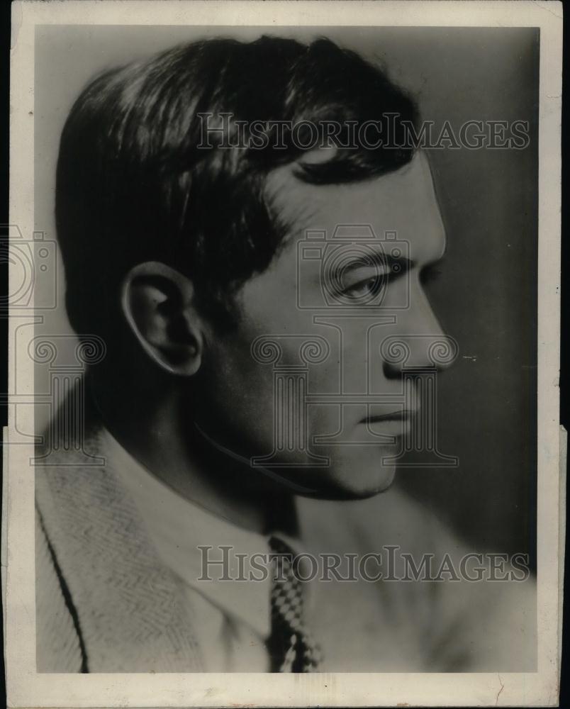 1928 Press Photo John Hald Jr. Flapper Cartoon Creator - nea15474 - Historic Images