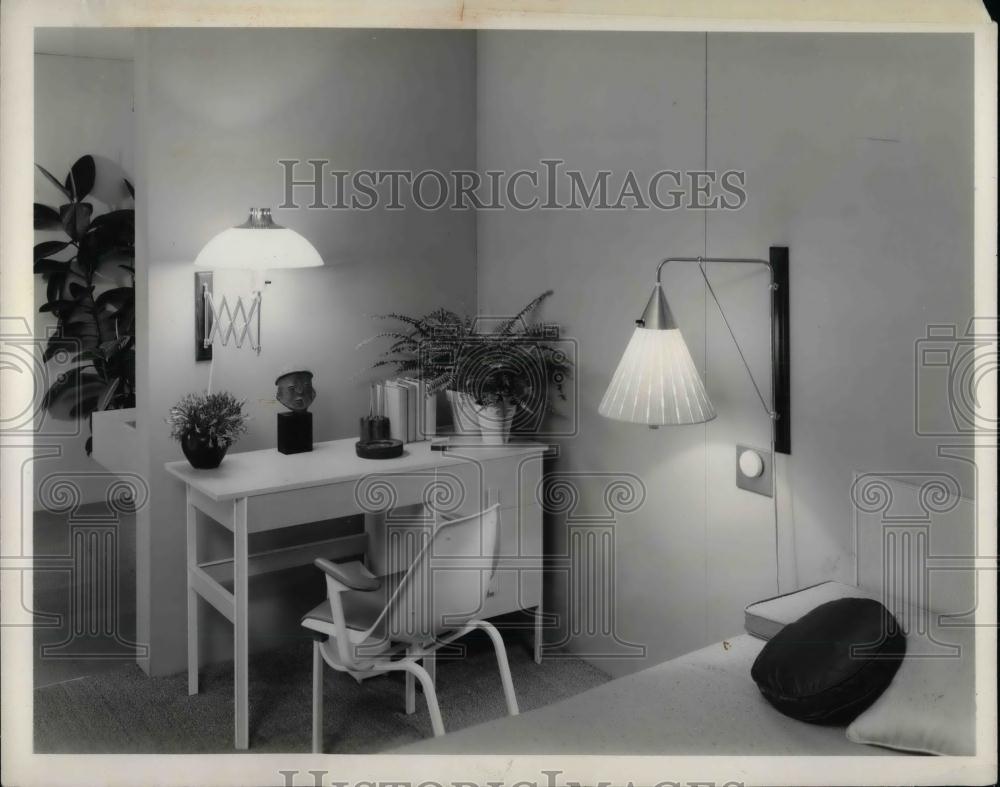 1961 Press Photo Interior Decorating - nea23282 - Historic Images