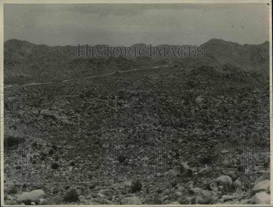 1923 Press Photo Construction plans of a highway from coast to coast following - Historic Images