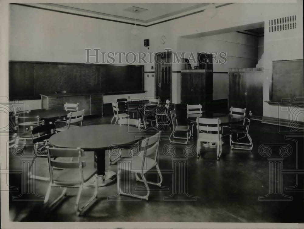 1936 Press Photo Kindergarten Room at Modern Park School Minnesota - nea22791 - Historic Images