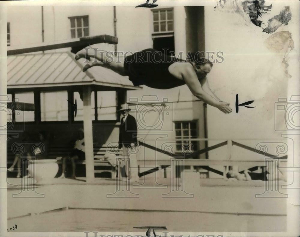 1927 Press Photo Mr &quot;Big Bill&quot; Edwards of NY politics in Miami Beach, Fla,. - Historic Images