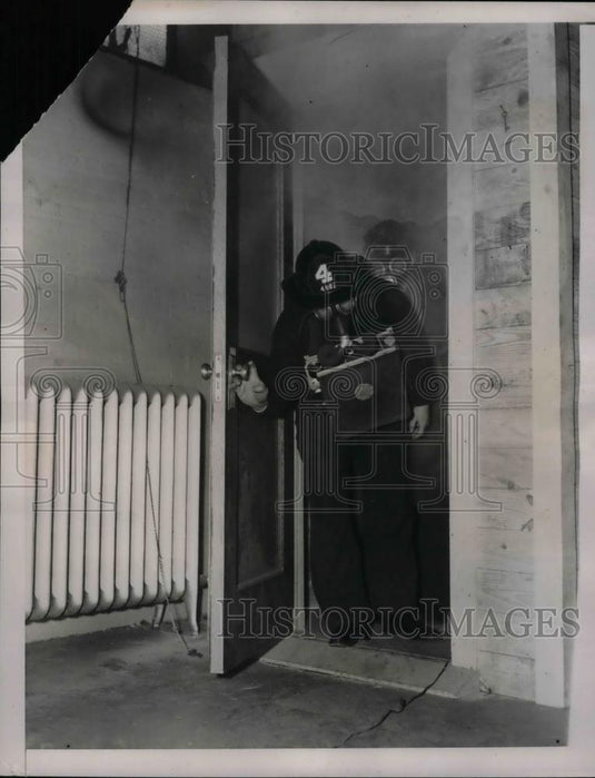 1941 Press Photo NY Fire College for firemen in training - nea23724 - Historic Images