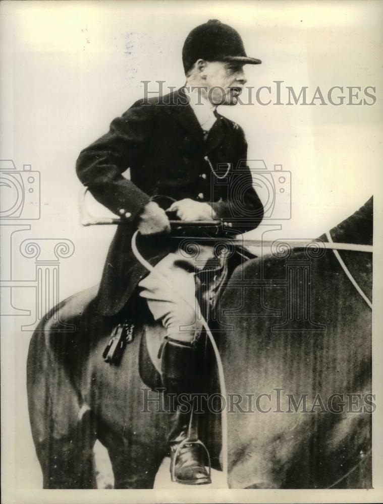 1936 Press Photo Major Gerald Achilles Burgoyne, Ethiopian Red Cross Organizer - Historic Images