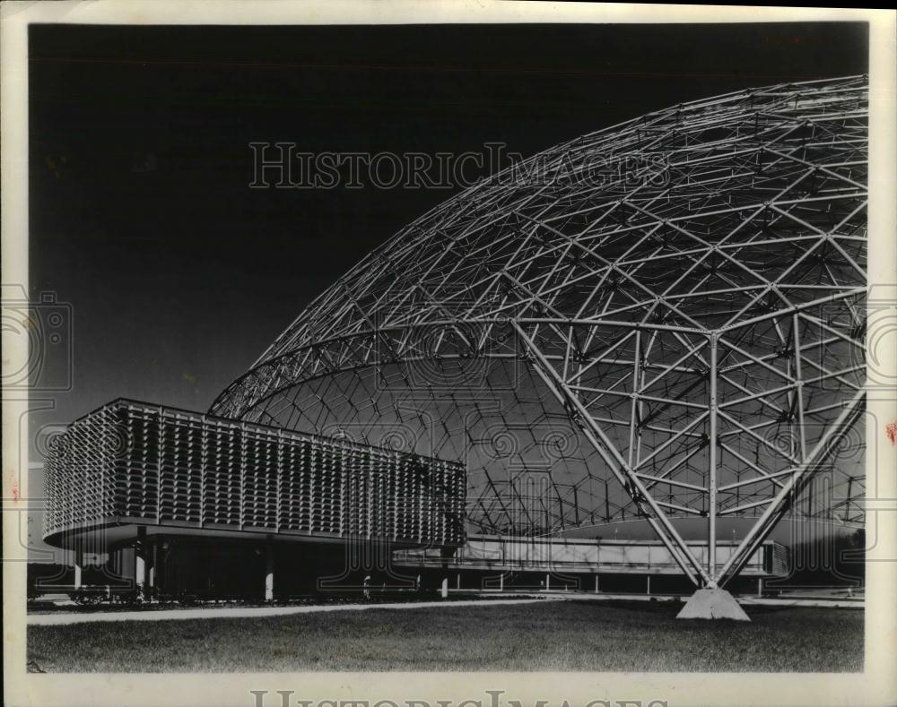 1959 Press Photo American Society for Metals' Geodesic Dome in Ohio - nea24950 - Historic Images