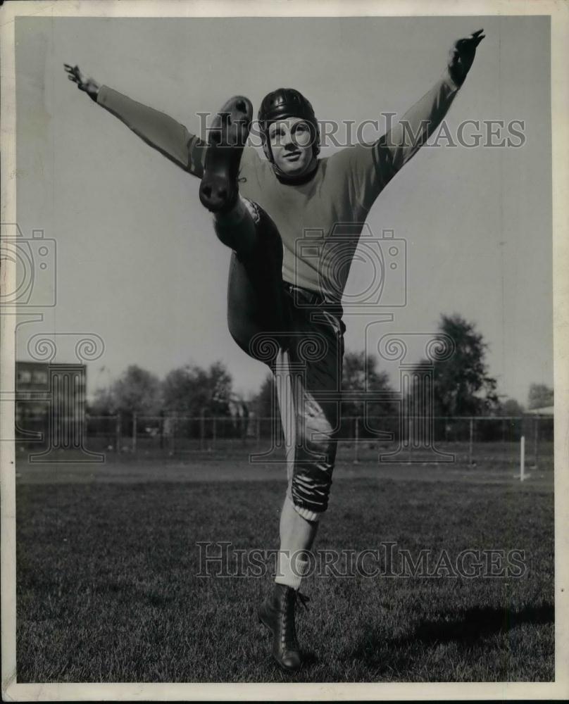 1940 Press Photo Bill DeCorrevont ,Left Half of Northwestern Univ. - nea15378 - Historic Images