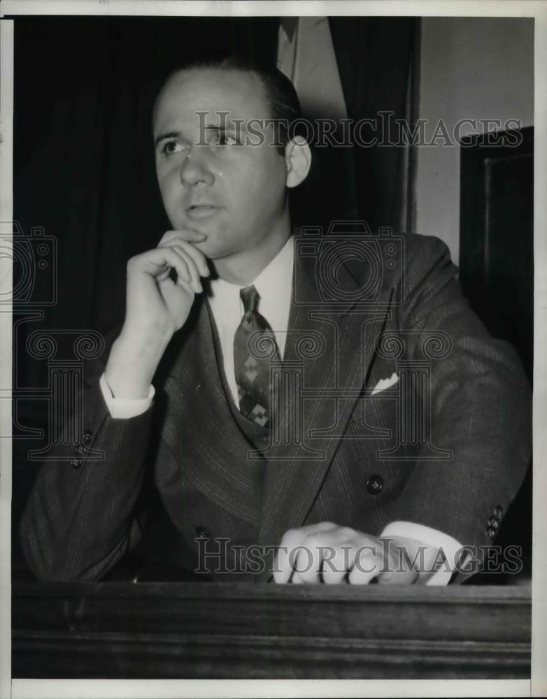 1939 Press Photo William Moseley Jones "I am ashamad - I don't remember" - Historic Images