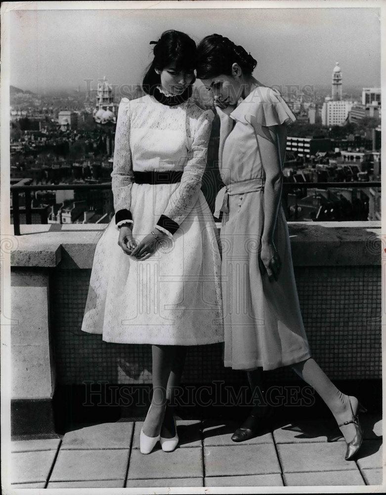 1967 Press Photo London Designer Made-Moisell Dresses Fashion Style - nea21460 - Historic Images