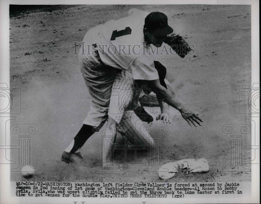1962 Press Photo Washington LF Clyde Vollmer - nea22502 - Historic Images