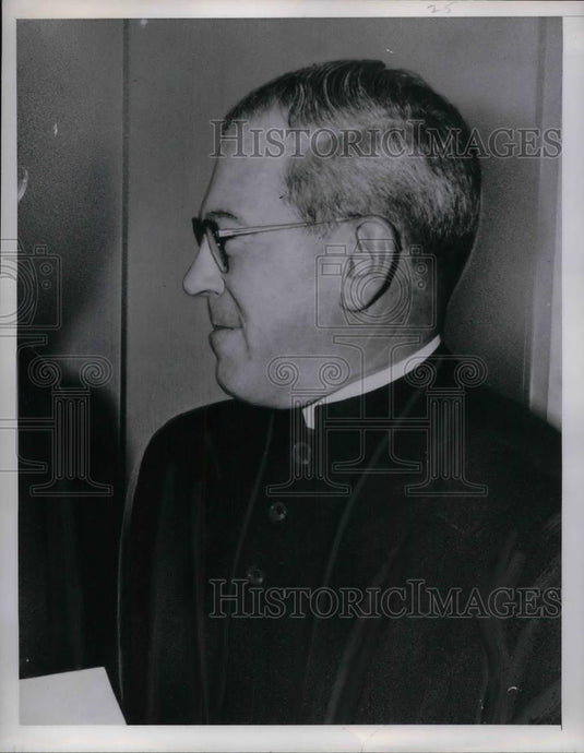 1956 Press Photo Msgr Howard J Carroll At Event - nea32942 - Historic Images