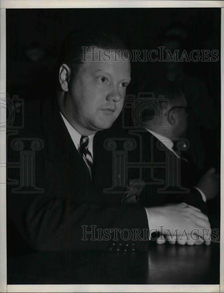 1937 Press Photo Just Weust Hunt In Court room - nea33032 - Historic Images