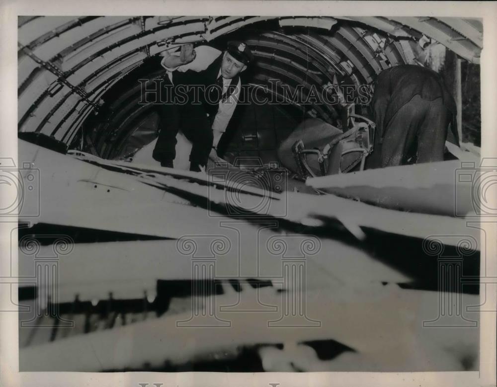 1939 Press Photo Wreckage of Straoliner Ten died - nea33565 - Historic Images