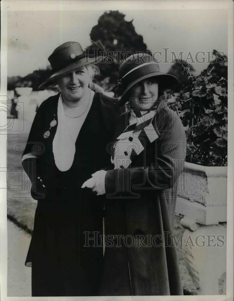 1933 Press Photo Mrs Eamon De ValeraWife of Premier of Ireland - nea29378 - Historic Images