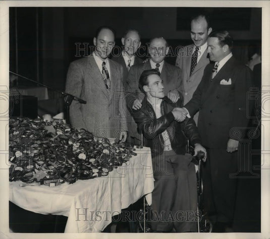1948 Press Photo Jewelers A Thorne,Sowers,Gallien,Sherwood & Vet L Brooks - Historic Images