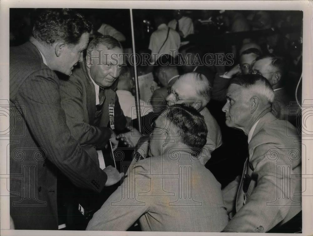 1936 Press Photo John Hamilton Landon's Campaign Manager - Historic Images