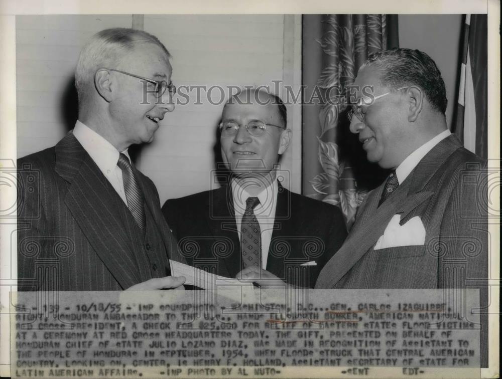 1955 Press Photo US Ambassador to S Vietnam Ellsworth Bunker - nea31075 - Historic Images