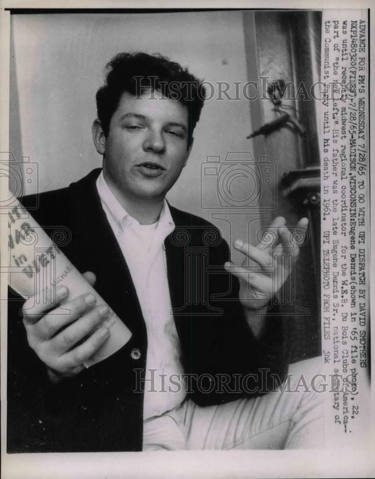 1965 Press Photo Eugene Dennis Midwest Regional Coordinator W.E.B. - nea32102 - Historic Images