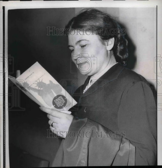 1958 Press Photo Mrs Anna Butenko Architect from USSR - nea31393 - Historic Images