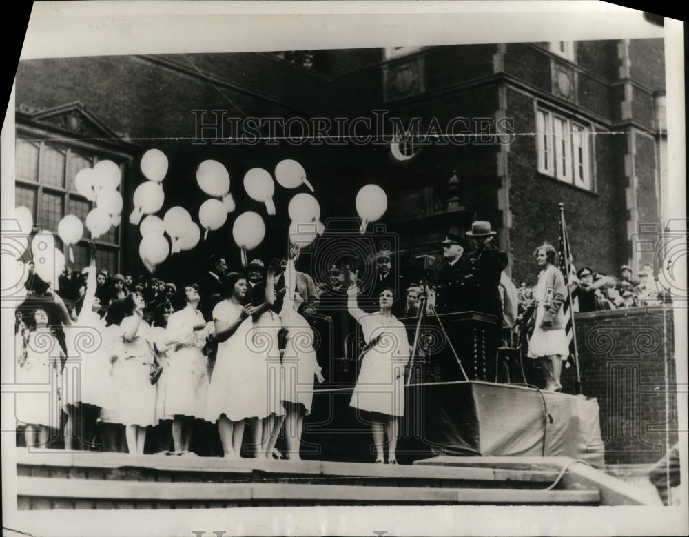 1930 Press Photo Navy Day Celebrated in Akron Ohio - nea34257 - Historic Images