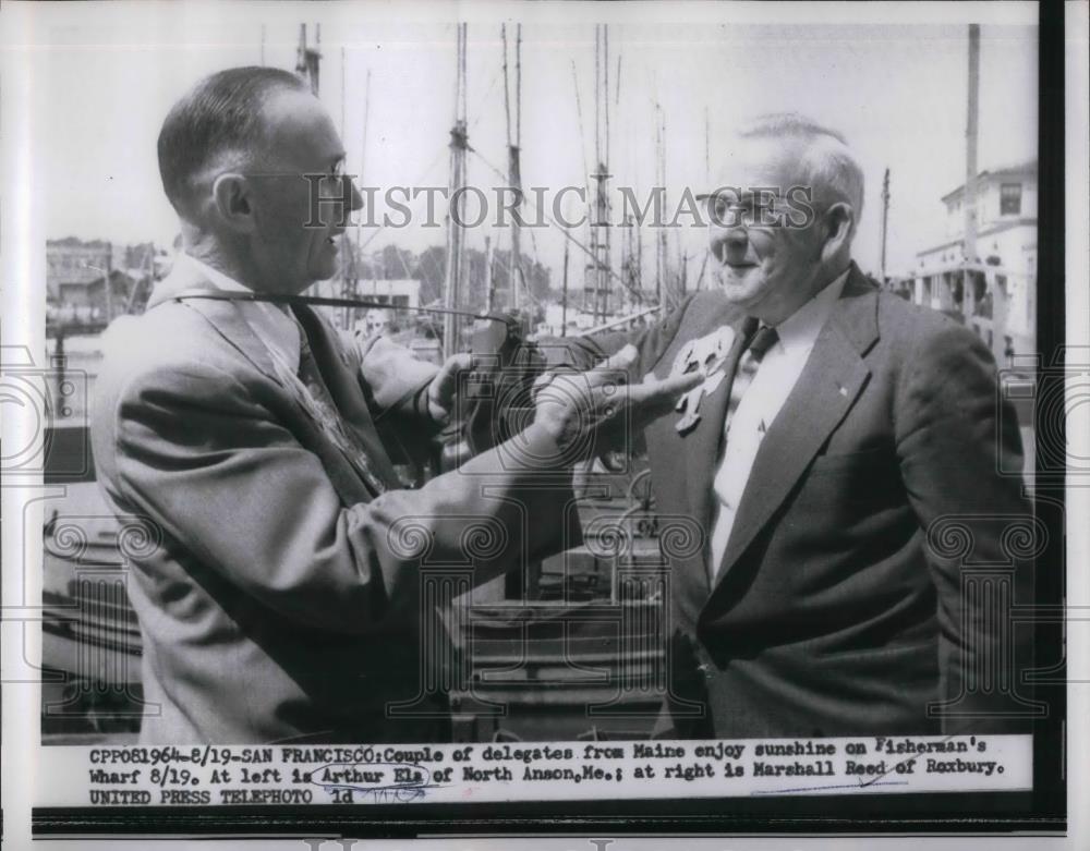 1956 Press Photo Arthur Kla and Marshall Reed - nea33709 - Historic Images