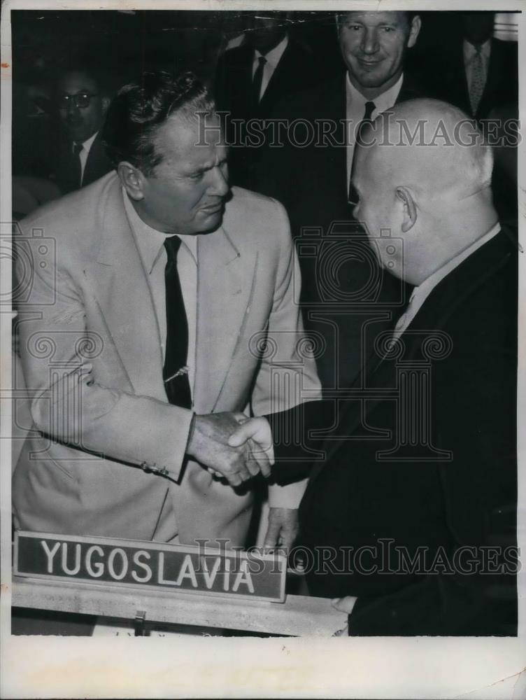 1963 Press Photo Yugoslavian President Marshal Tito General Assemby - nea32881 - Historic Images