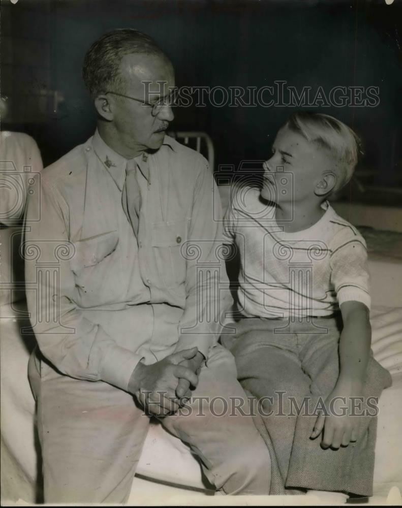 1945 Press Photo Devareaux&#39;s, Father and Son - nea32149 - Historic Images