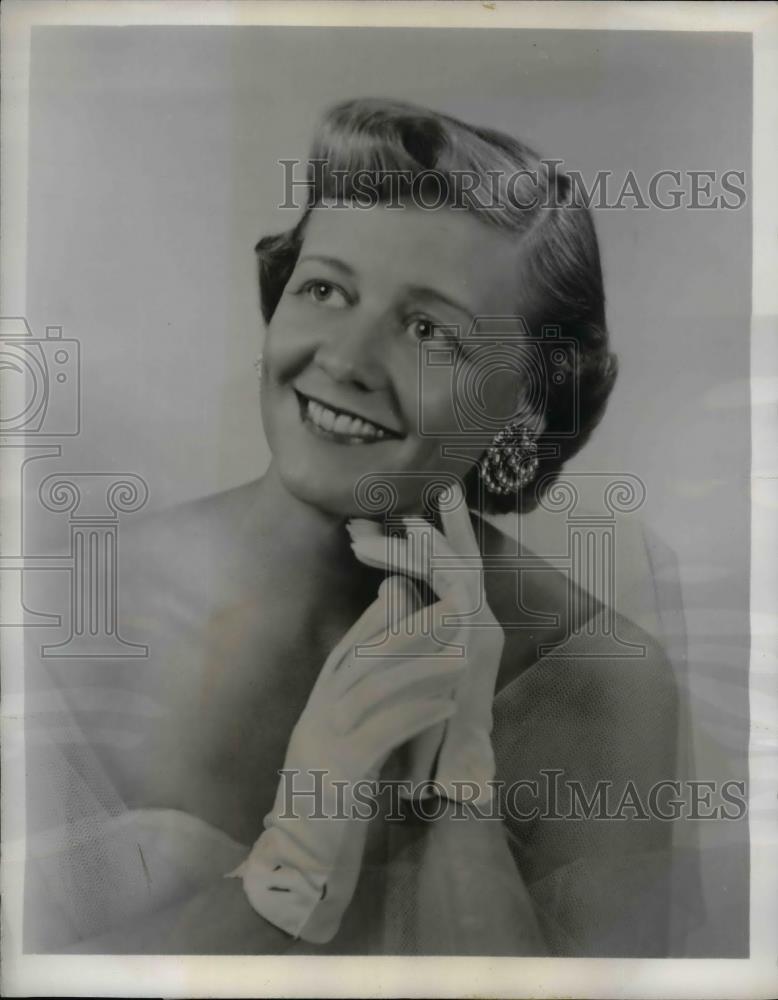 1955 Press Photo Mrs North Dakota Hilma Sargent - nea33232 - Historic Images