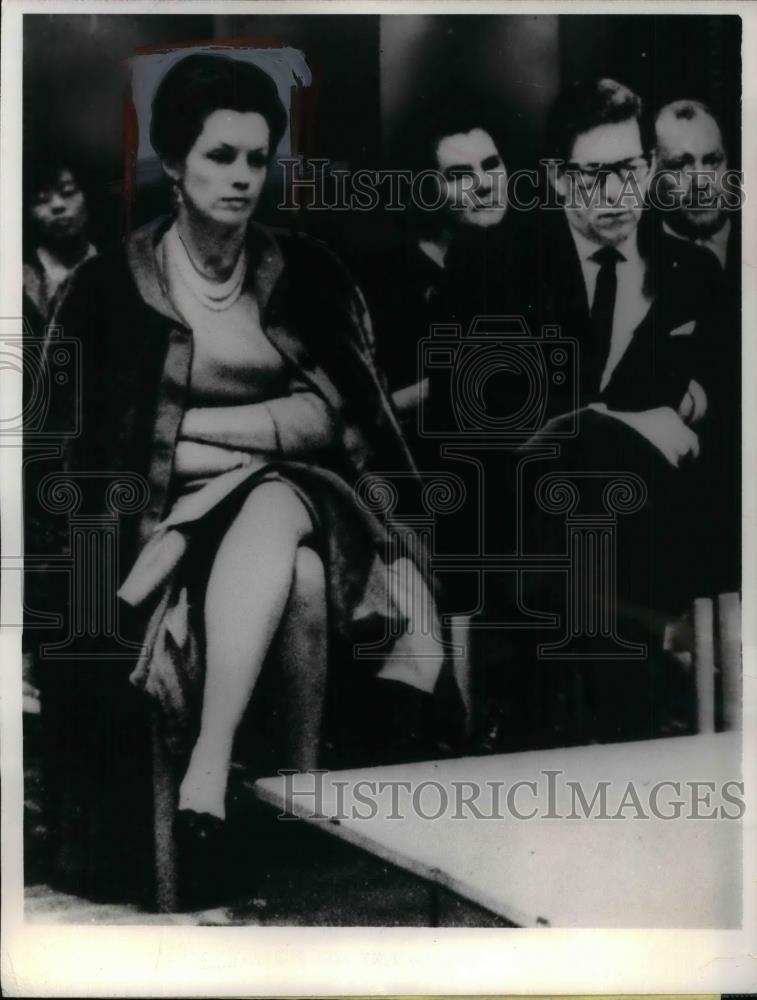 1967 Press Photo Lord Harewood &amp; Patricia Tuckwell at a concert in London - Historic Images