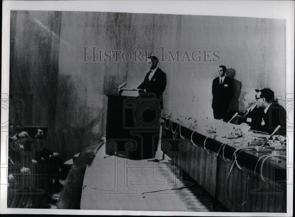 1967 Press Photo Greek King Constantine at the UN - nea30529 - Historic Images