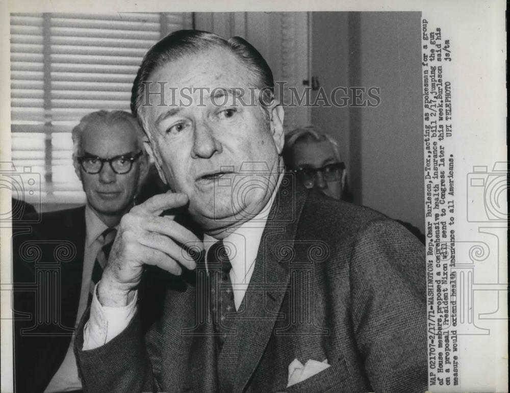 1971 Press Photo Representative Omar Burleson - nea31107 - Historic Images