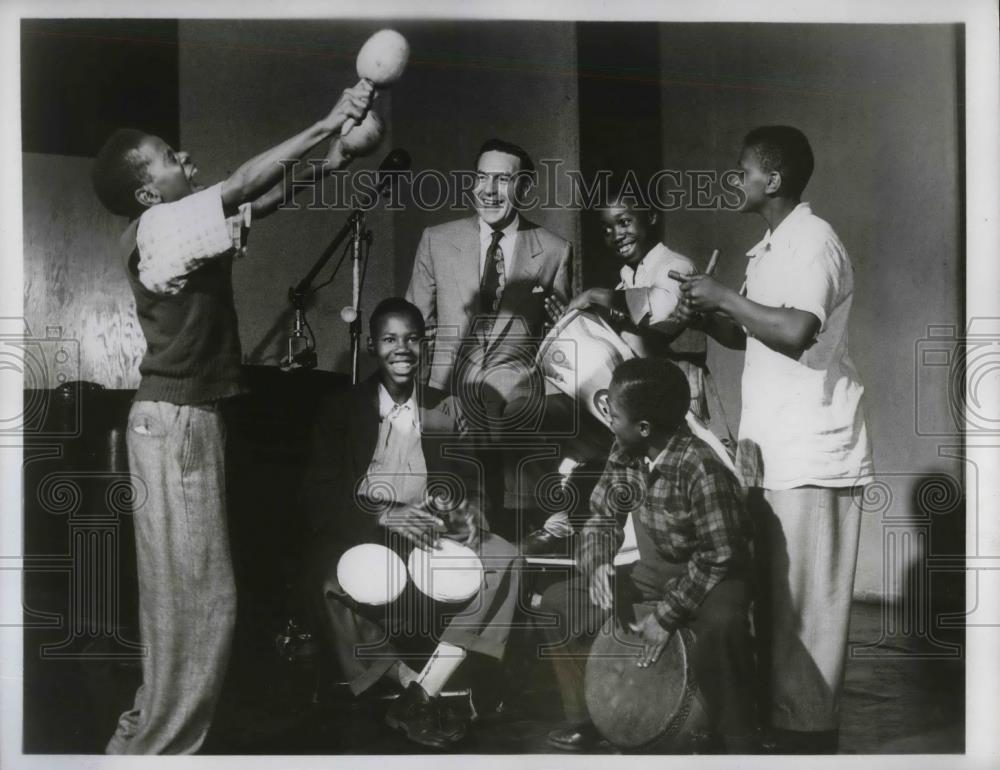 1950 Press Photo The Quintet "The Calypso Kings"in ABC The Amateur Hour. - Historic Images