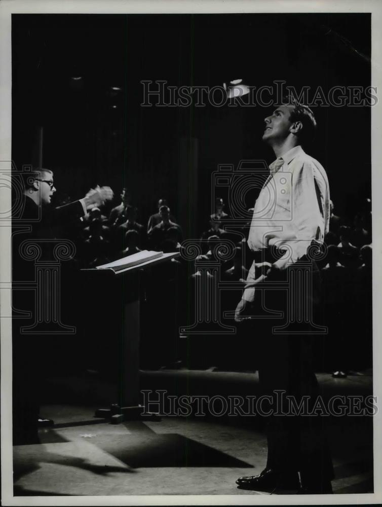 1962 Press Photo Sportscaster Mel Allen in "Climax" - nea32189 - Historic Images