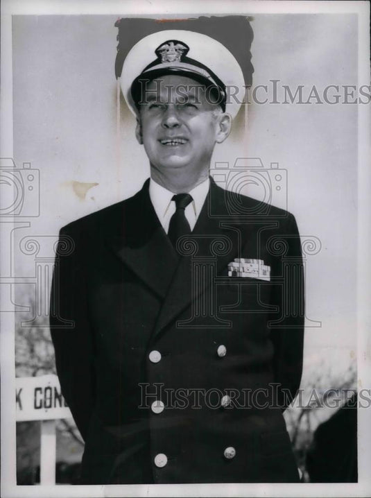 1953 Press Photo Adm. John C. Daniel Un Delegation head peace camp - nea32990 - Historic Images