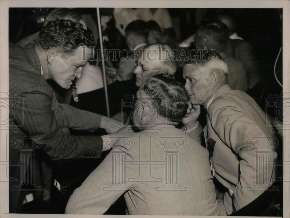 1936 Press Photo John Hamilton Landon's Campaign Manager - nea34193 - Historic Images