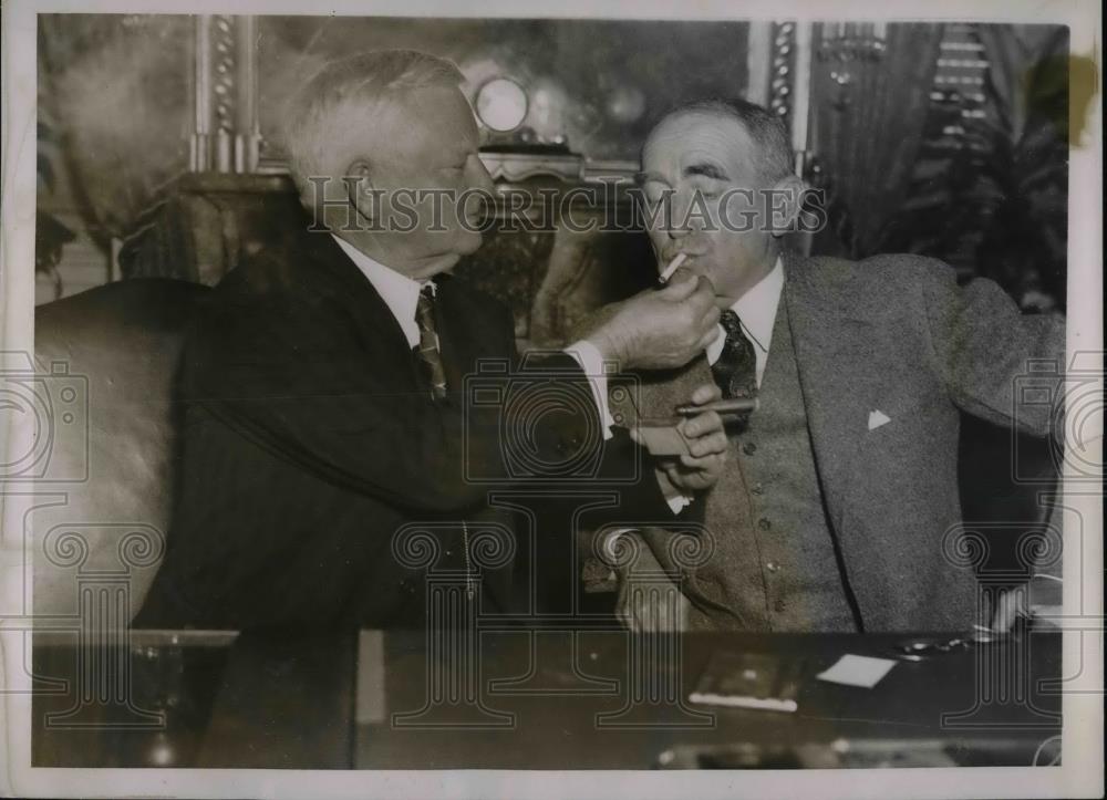 1936 Press Photo Vice President John Garner &amp; House Speaker Bankhead - nea31863 - Historic Images