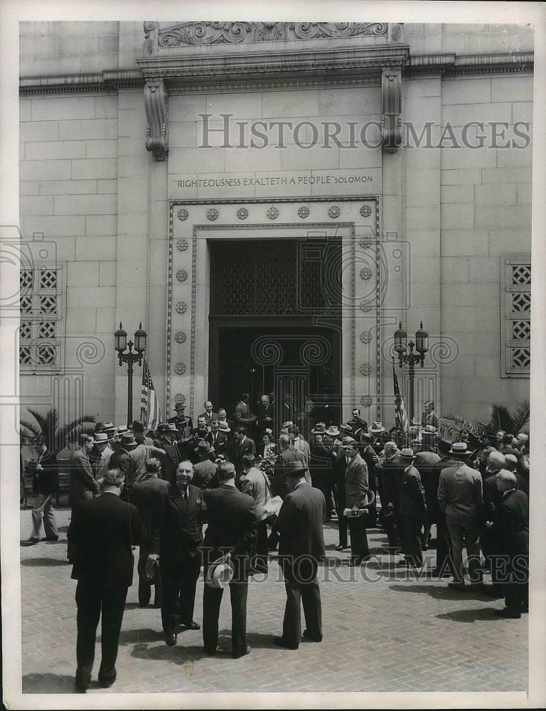 1940 Press Photo Los Angeles Thomas E. Dewey City Hall - nea38047 - Historic Images